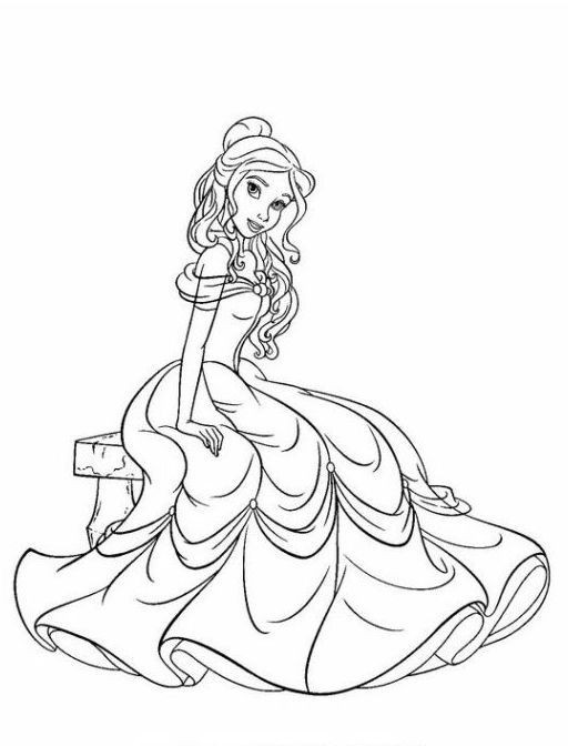 Disney Prinzessin Ausmalbilder
 19 besten Ausmalbilder Kids Bilder auf Pinterest