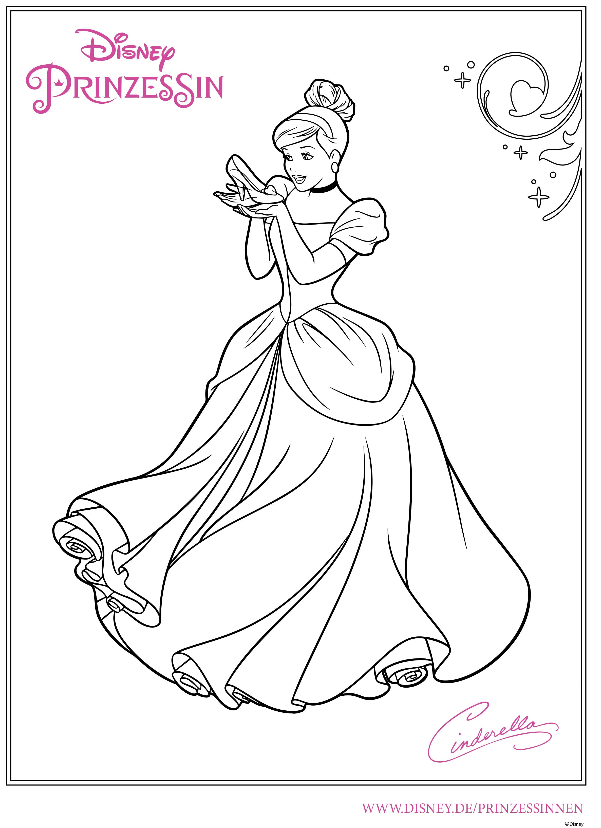 Disney Prinzessin Ausmalbilder
 Well e to Image Archive AUSMALBILDER CINDERELLA