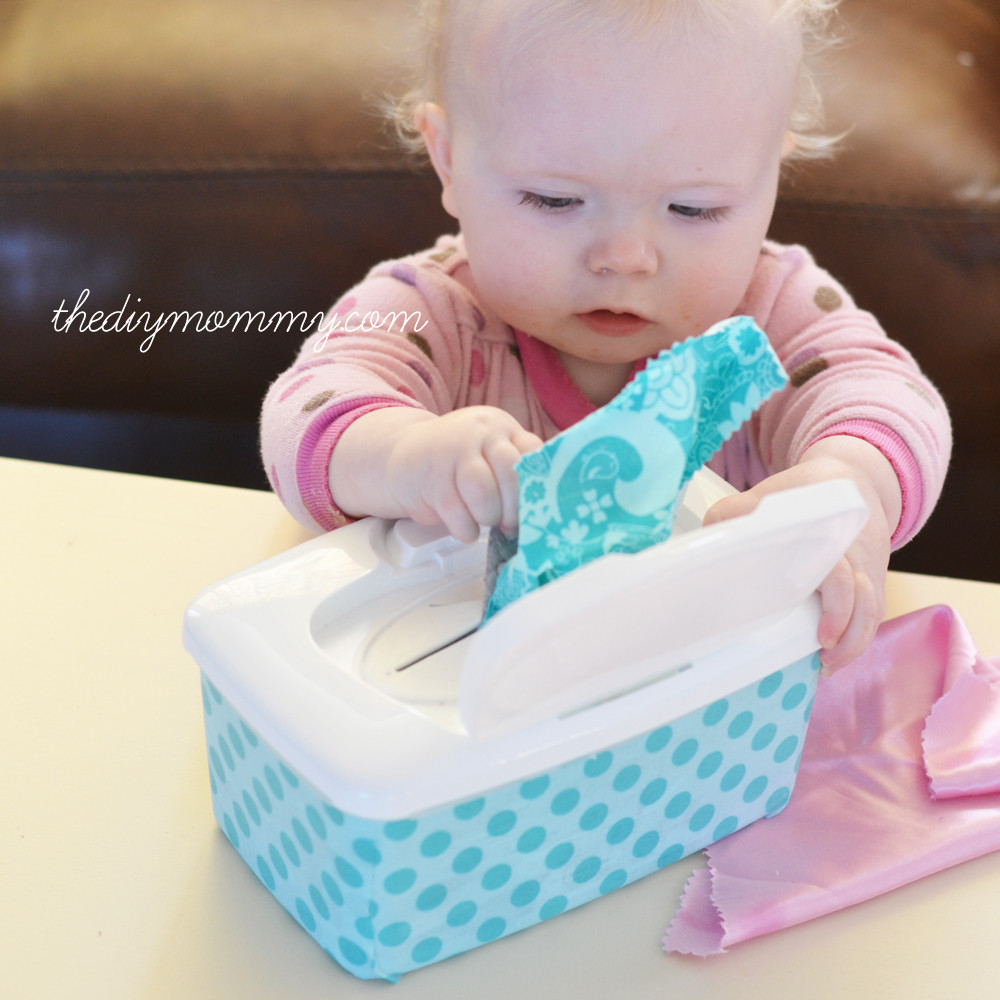 Diy Baby
 Make an Easy Tactile Baby Toy from a Wipes Container