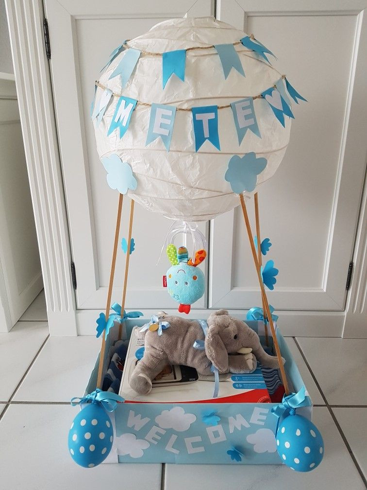 Diy Baby Geschenk
 Heißluftballon zur Geburt heißluftballon geburtsgeschenk