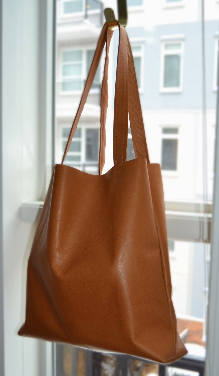 Diy Bag
 The Crafty Novice DIY Sew Leather Tote Bag