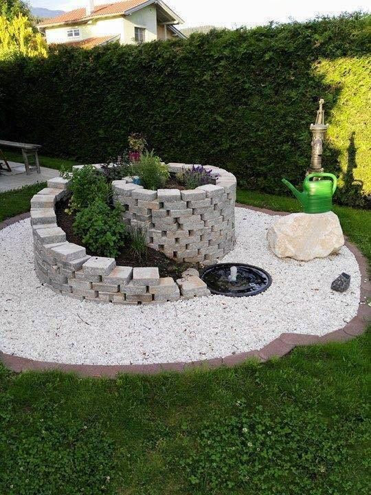 Diy Bastelideen Garten
 Die besten 25 Gartengestaltung mit steinen Ideen auf