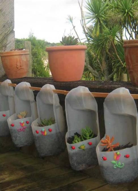 Diy Bastelideen Garten
 Bastelideen mit PET Flaschen für DIY Blumentöpfe fresHouse
