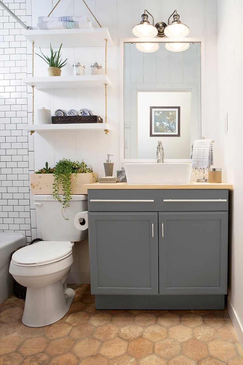 Diy Bathroom
 25 Best DIY Bathroom Shelf Ideas and Designs for 2019