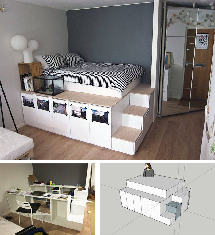 Diy Bett Stauraum
 Bett selber bauen 12 einmalige DIY Bett und Bettrahmen Ideen