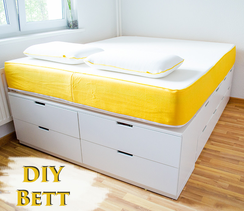 Diy Bett Stauraum
 DIY IKEA Hack – Bett selber bauen › Anleitungen Do it