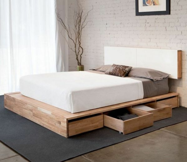 Diy Bett Stauraum
 DIY Betten aus Holzpaletten