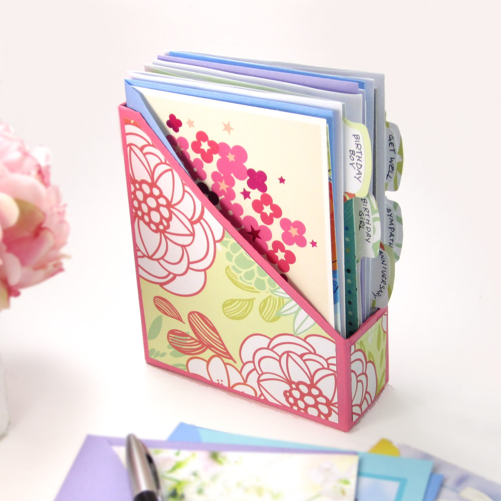 Diy Birthday Card
 365 Designs DIY Greeting Card Organizer