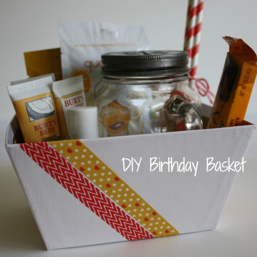 Diy Birthday Present
 DIY Birthday Basket Gift Life Anchored