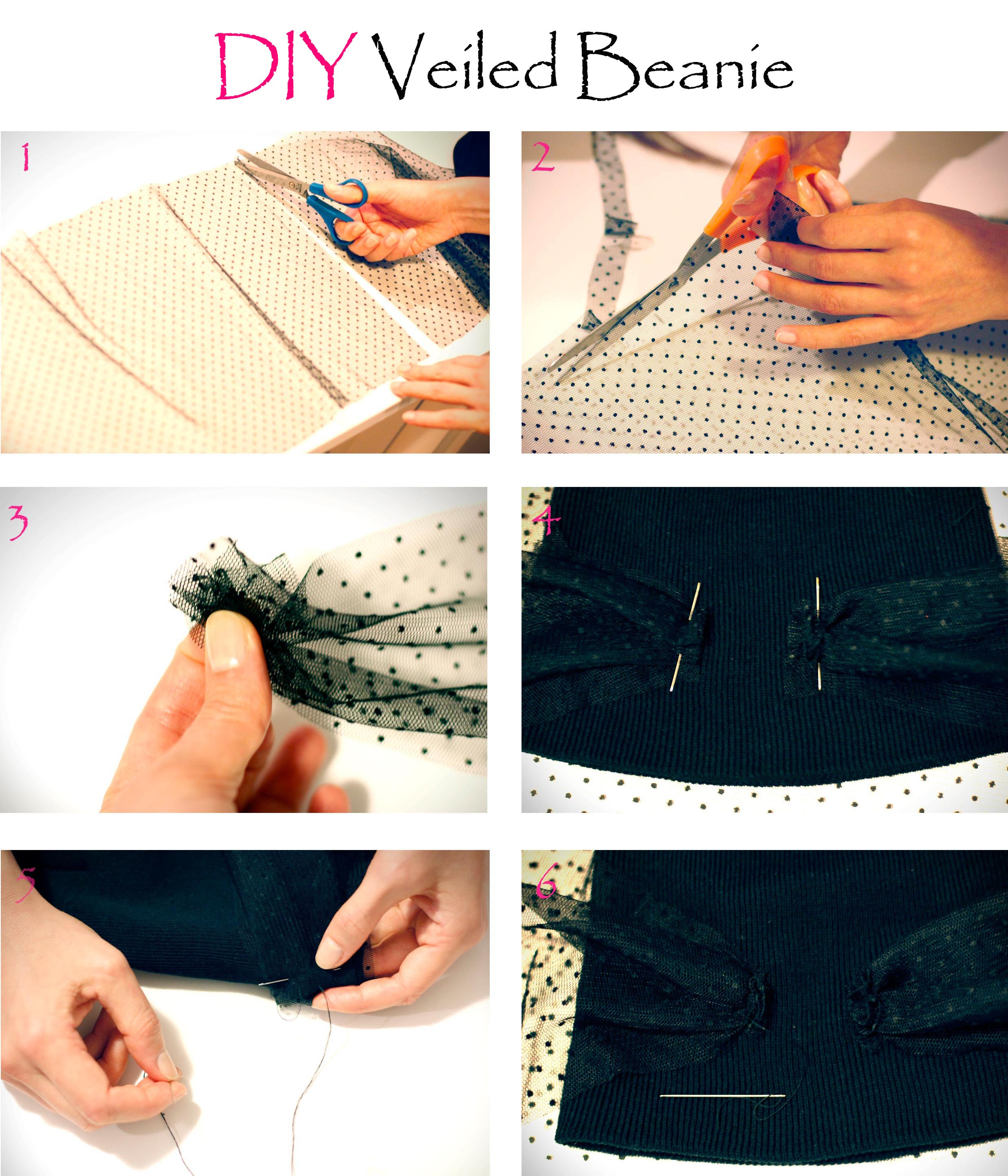 Diy Blog Fashion
 CrashingRED DIY Jil Sander inspired veiled beanie