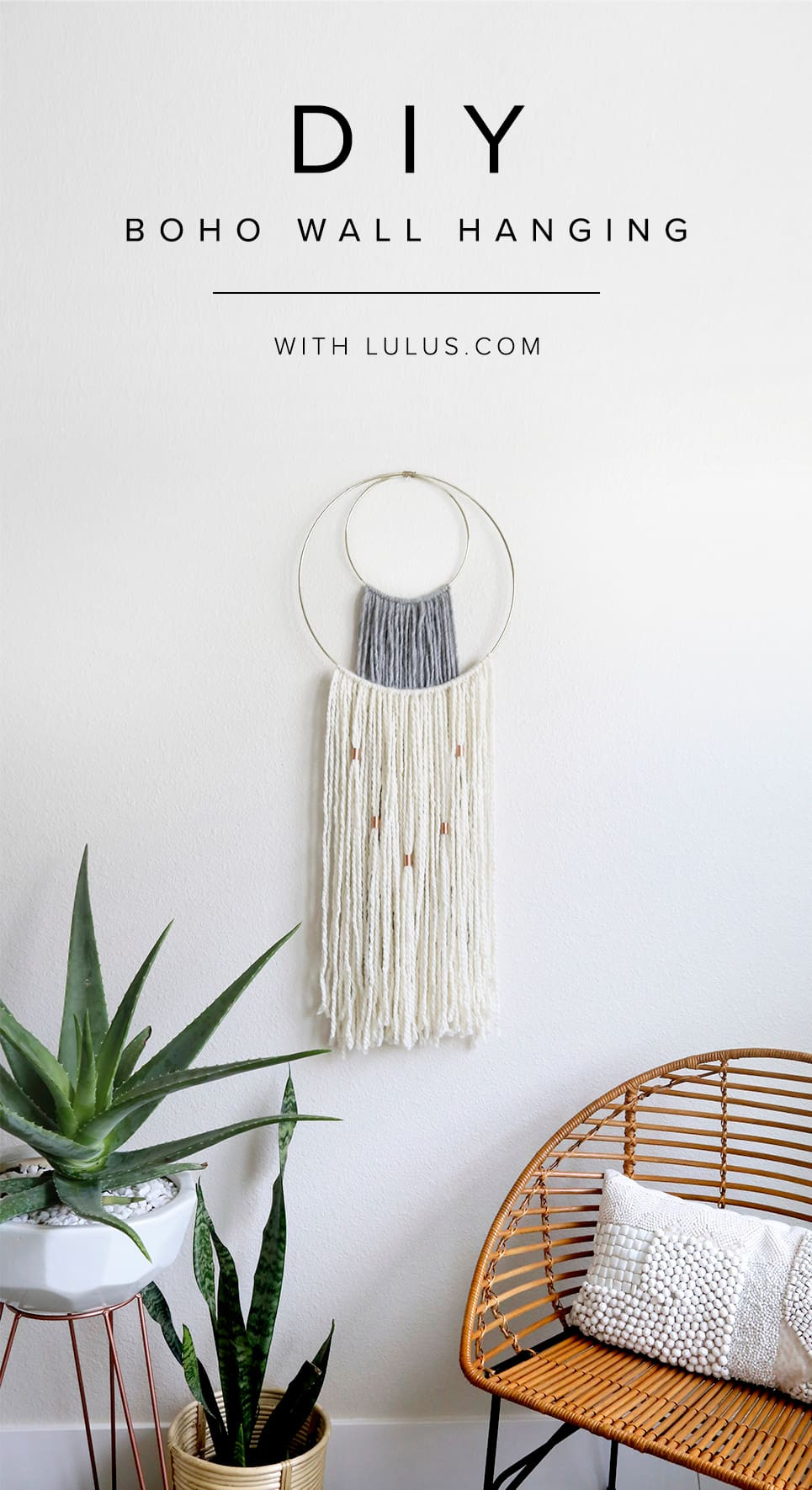 Diy Blogger
 DIY Boho Wall Hanging Lulus Fashion Blog