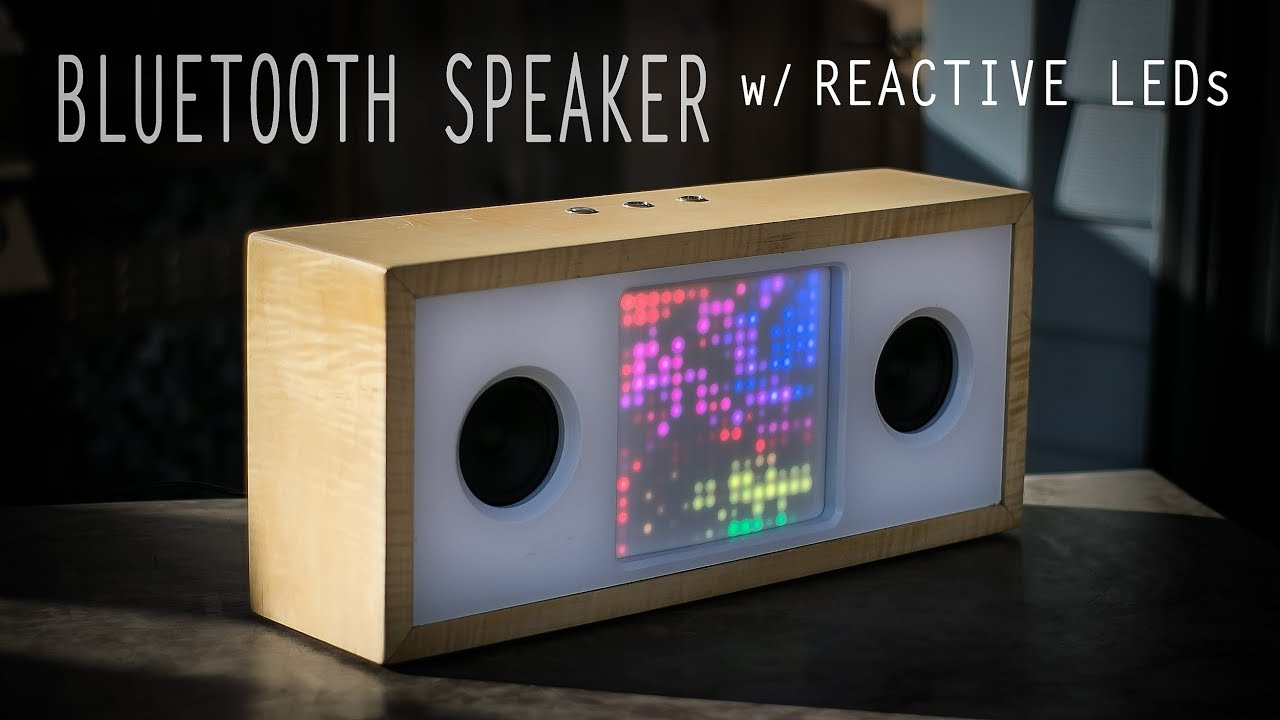 Diy Bluetooth Speaker
 DIY Bluetooth Speaker with Reactive LED Matrix Adafruit