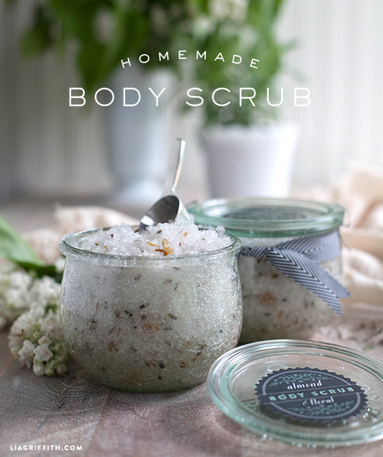 Diy Body Scrub
 DIY Almond and Floral Body Scrub