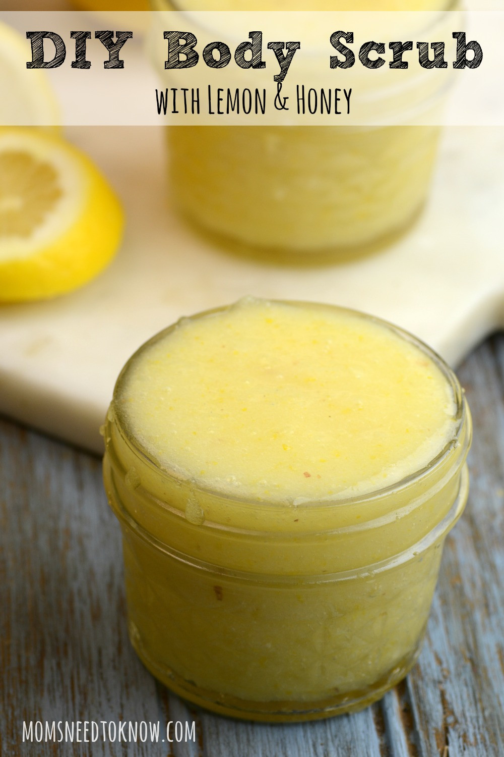 Diy Body Scrub
 Homemade Body Scrub with Lemon and Honey