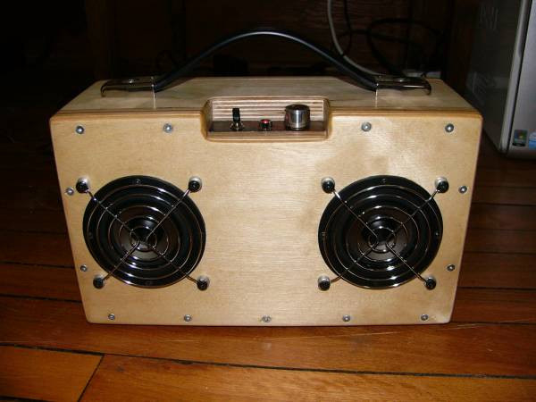 Diy Boombox
 DIY bluetooth boombox front view My Gallery