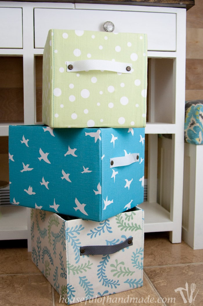 Diy Box
 Easy DIY Fabric Storage Boxes a Houseful of Handmade