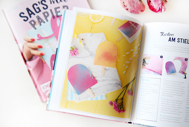 Diy Bücher
 Mein 3 DIY Buch Sag s mit Papier Giveaway