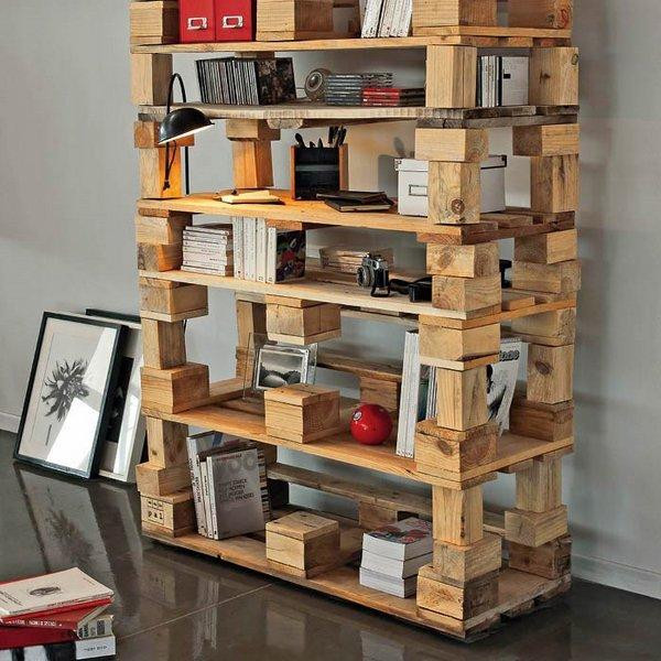 Diy Bücherregal
 DIY Pallet Bücherregal Ideen coole Palettenmöbel Designs