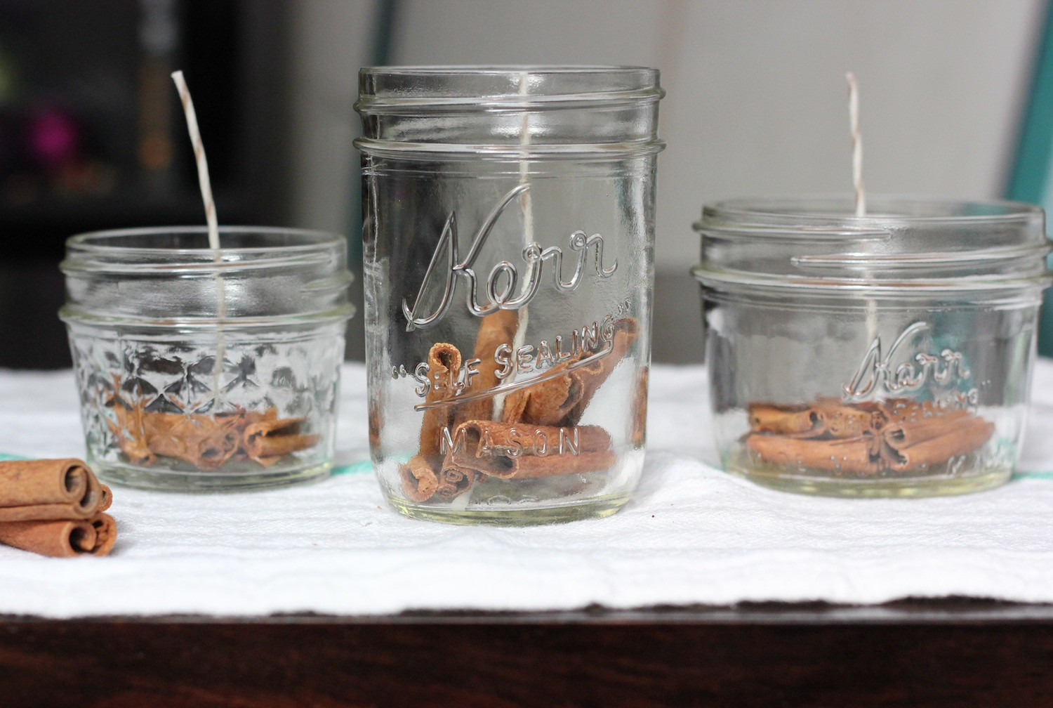 Diy Candle
 The Lucky Penny Blog DIY Cinnamon and Honey Beeswax Candles