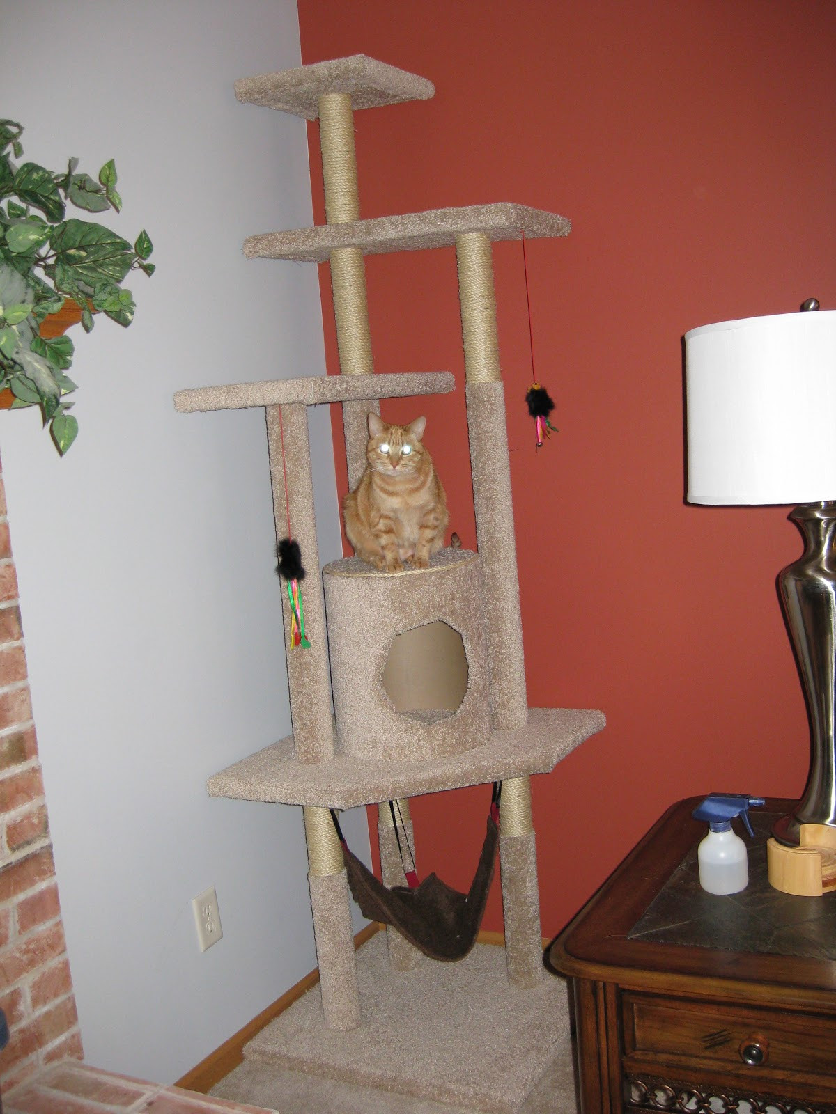 Diy Cat Tree
 Pickle Perfect How to Build a Cat Tree