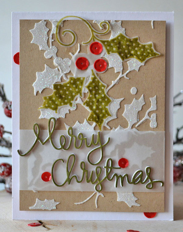 Diy Christmas Card
 30 Beautiful Diy & Homemade Christmas Card Ideas For 2014