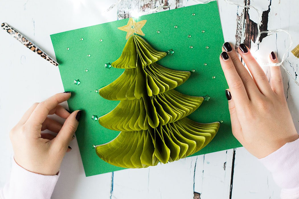 Diy Christmas Card
 12 Beautiful Diy & Homemade Christmas Card Ideas