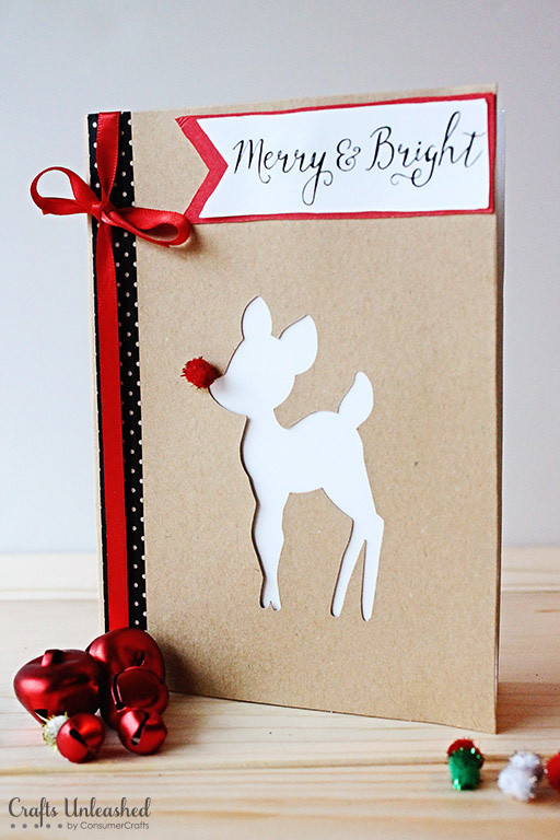 Diy Christmas Cards
 DIY Christmas Cards Merry & Bright Crafts Unleashed