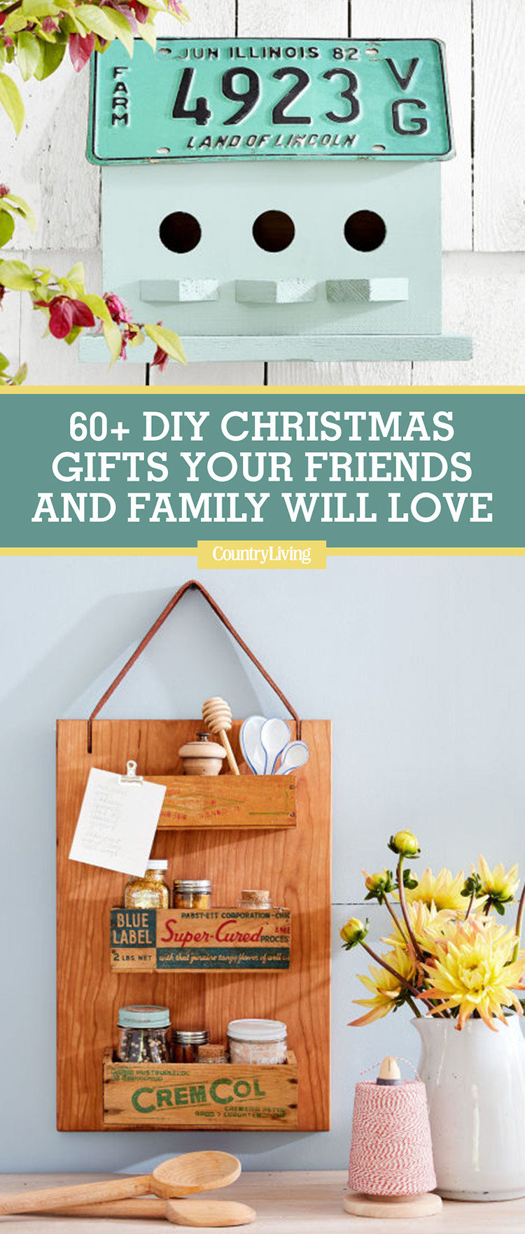 Diy Christmas Gifts
 60 DIY Homemade Christmas Gifts Craft Ideas for