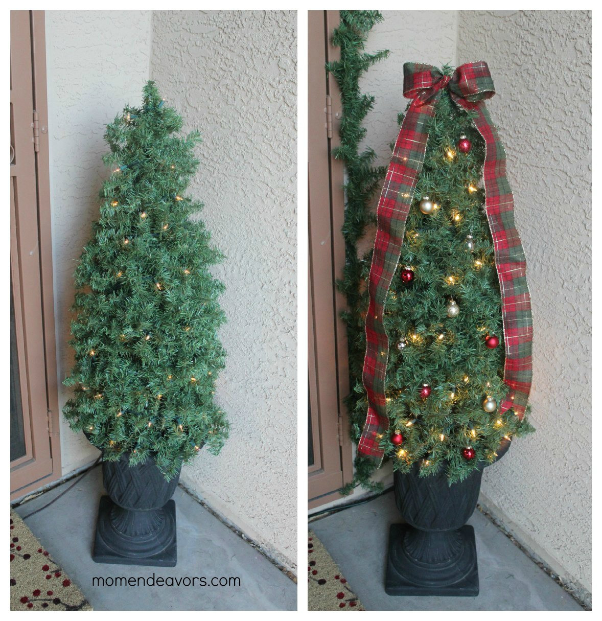 Diy Christmas Tree
 DIY Decorative Topiary Christmas Trees