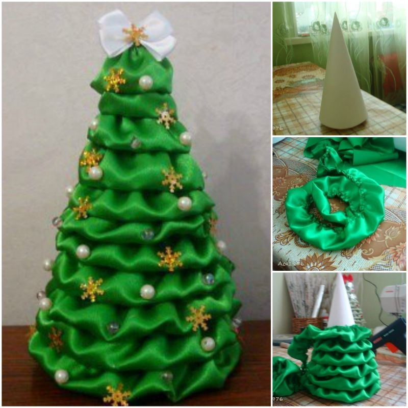 Diy Christmas Tree
 Wonderful DIY Mesh Ribbon Christmas Tree