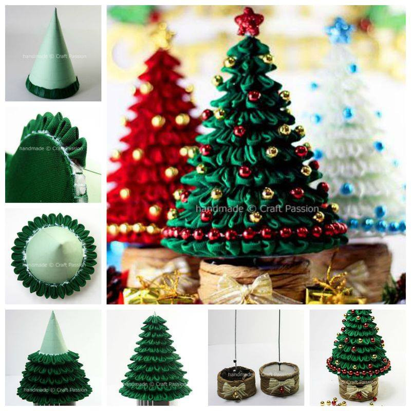 Diy Christmas Tree
 Wonderful DIY Mesh Ribbon Christmas Tree