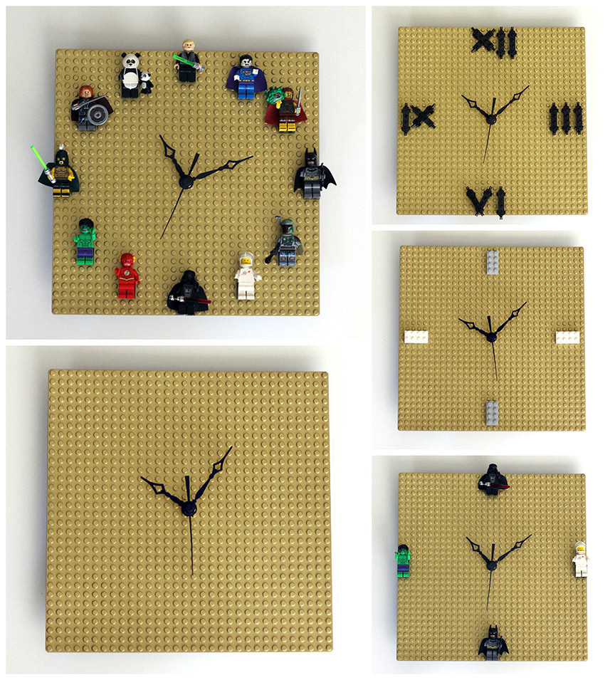 Diy Clock
 DIY LEGO Clock Customizable Quick Easy Our Nerd Home