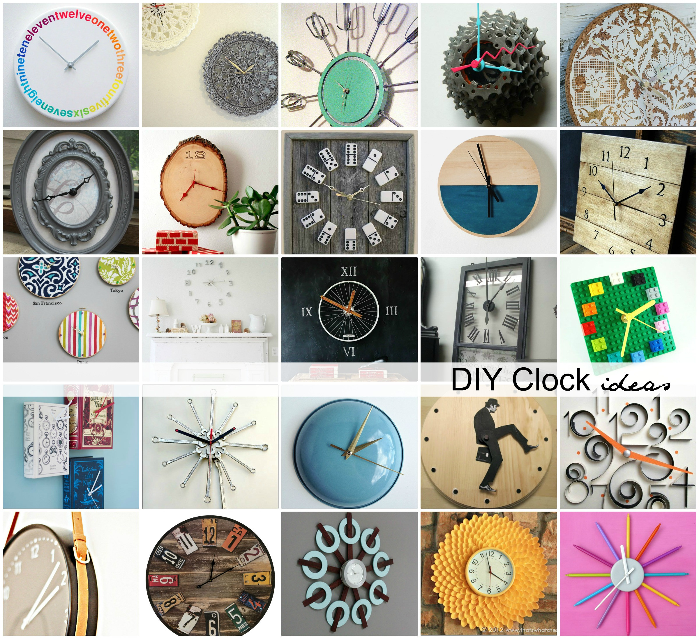 Diy Clock
 diy tube clock Diy Do It Your Self