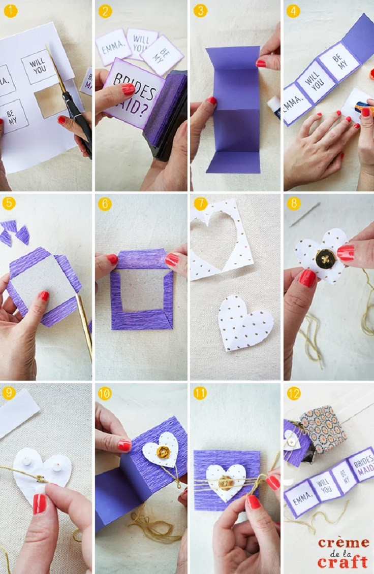 Diy Creative
 10 Creative Will You Be My Bridesmaid Ideas