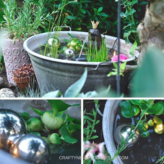 Diy Deko Garten
 Romantischer Mini Teich unser Garten DIY