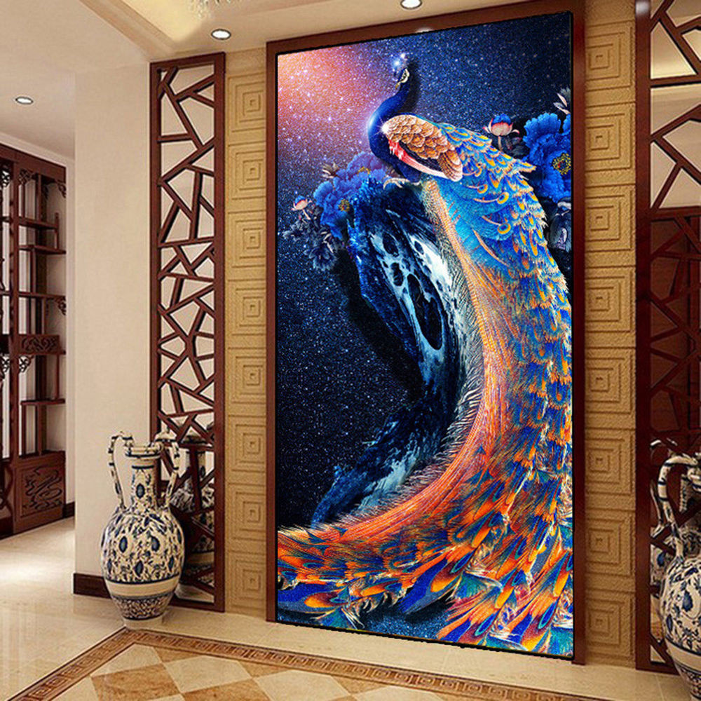 Diy Diamond Painting
 5D Peacock DIY Crystal Diamond Painting Cross Stitch