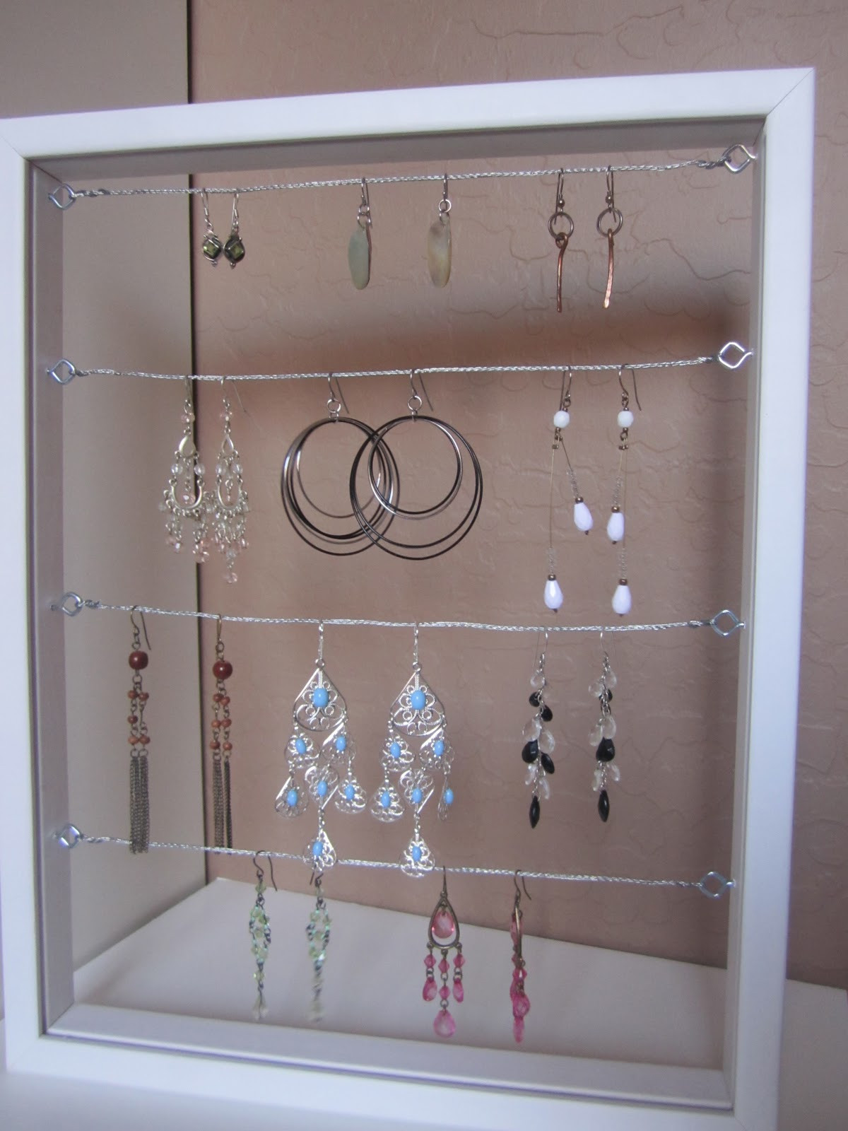 Diy Earring Holder
 The Creative Cubby DIY Earring Holder