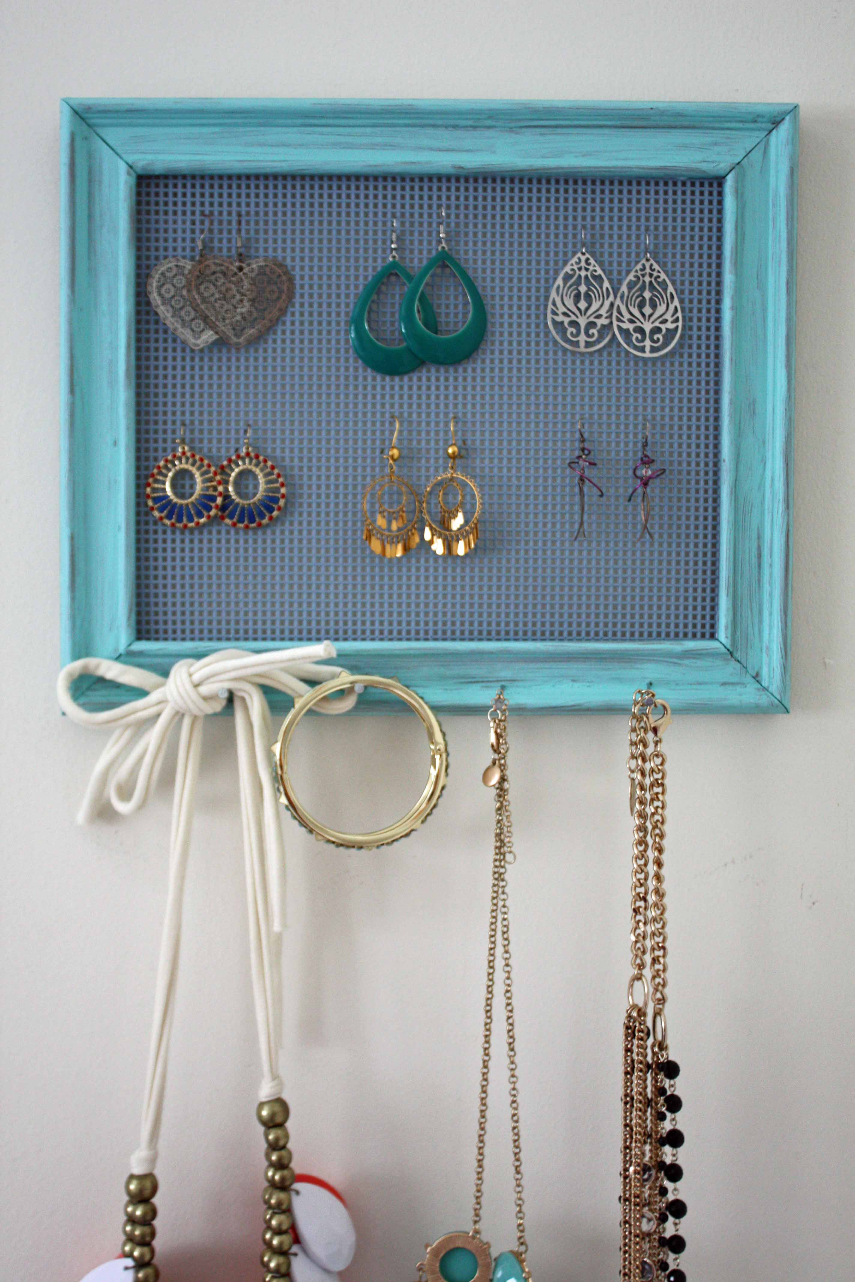 Diy Earring Holder
 Home Ideas