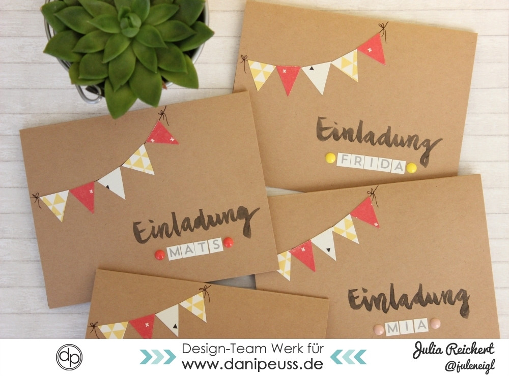 Diy Einladungskarten
 danipeuss BLOG DIY Einladungen zum Kindergeburtstag