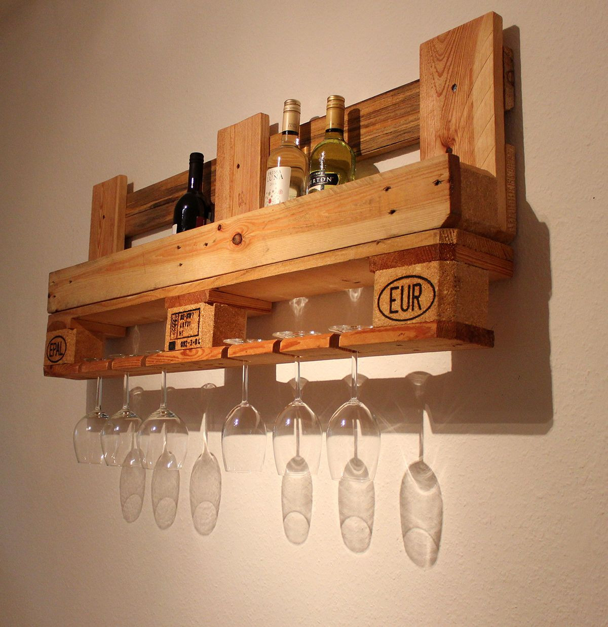 Diy Europalette
 Weinregal aus Europalette Basteln Pinterest
