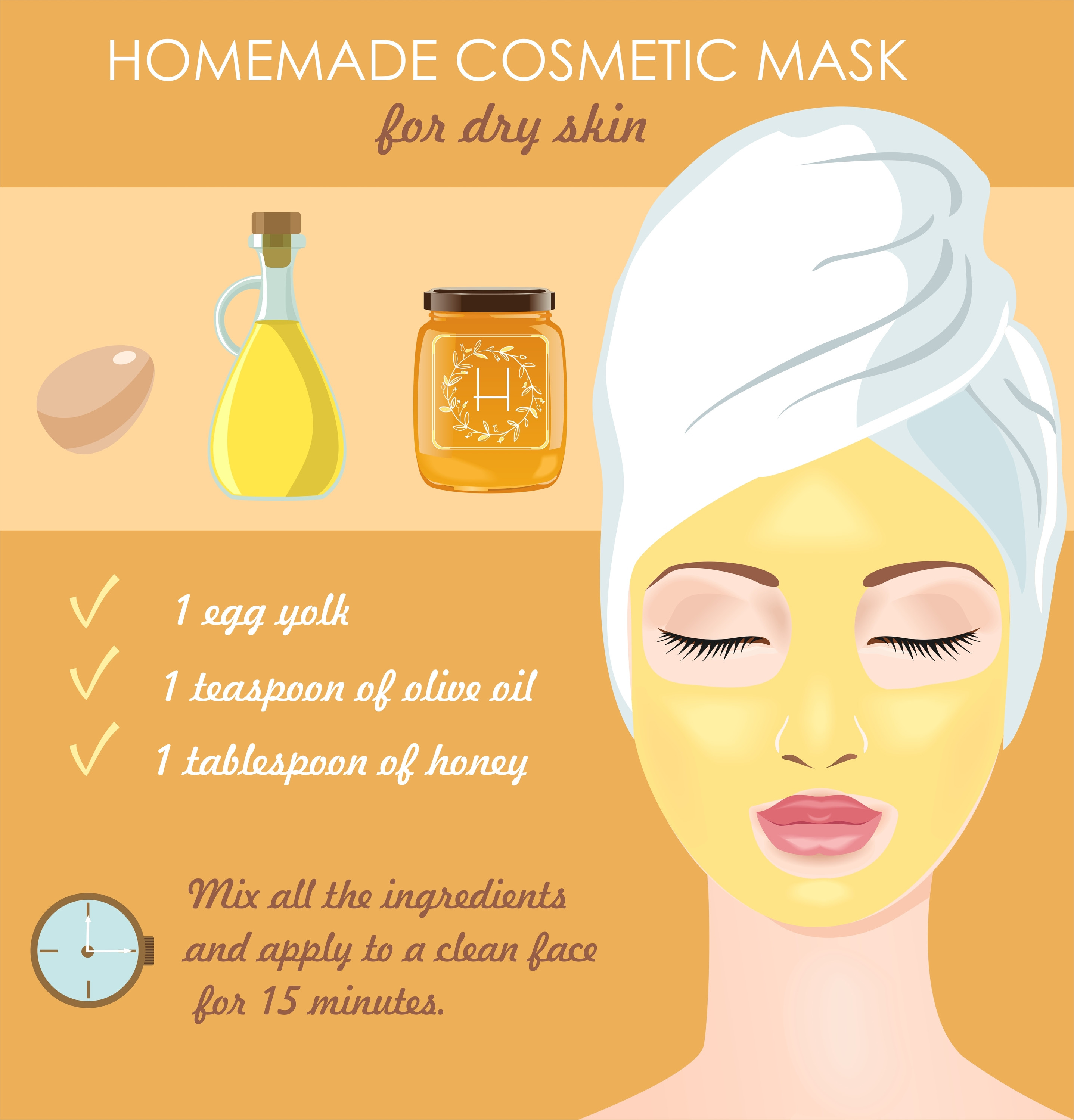 Diy Face Mask
 egg yolk face mask