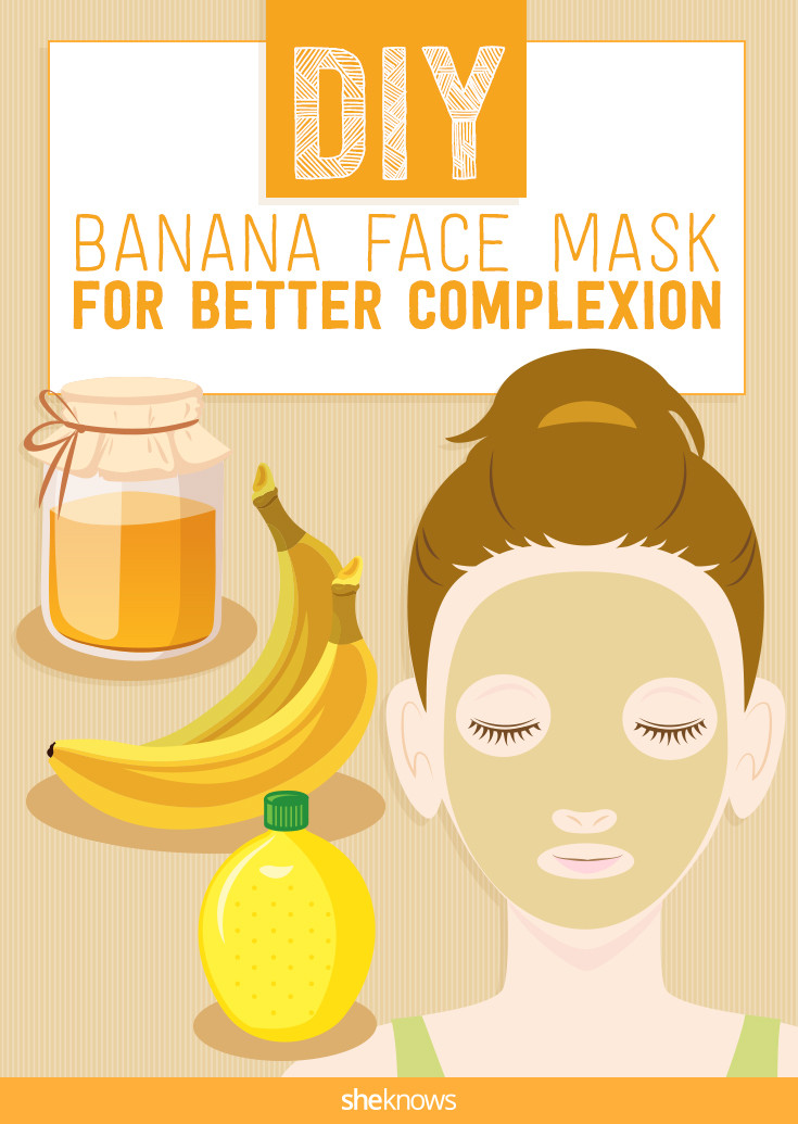 Diy Face Mask
 A DIY banana face mask your skin will love you for