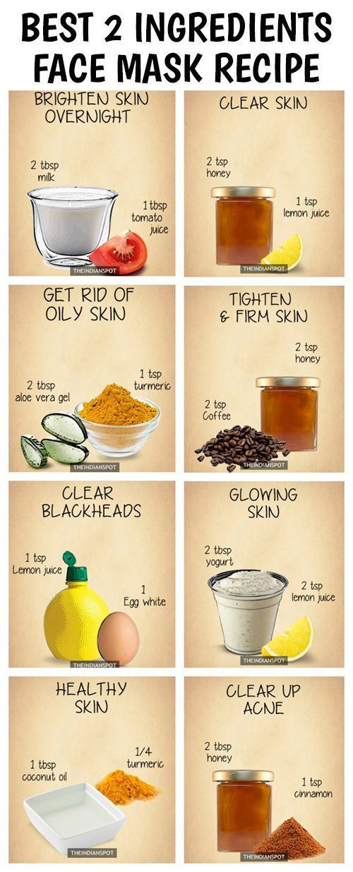 Diy Face Mask
 10 Amazing 2 ingre nts all natural homemade face masks