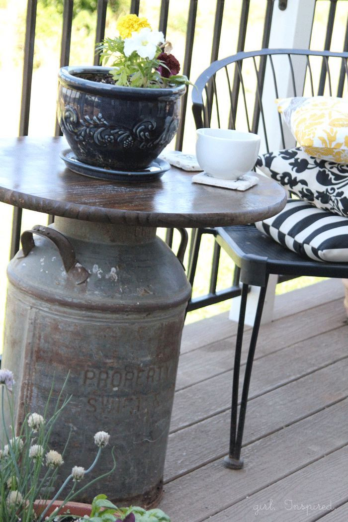 Diy Furniture
 DIY Outdoor Table Ideas for Garden Improvement