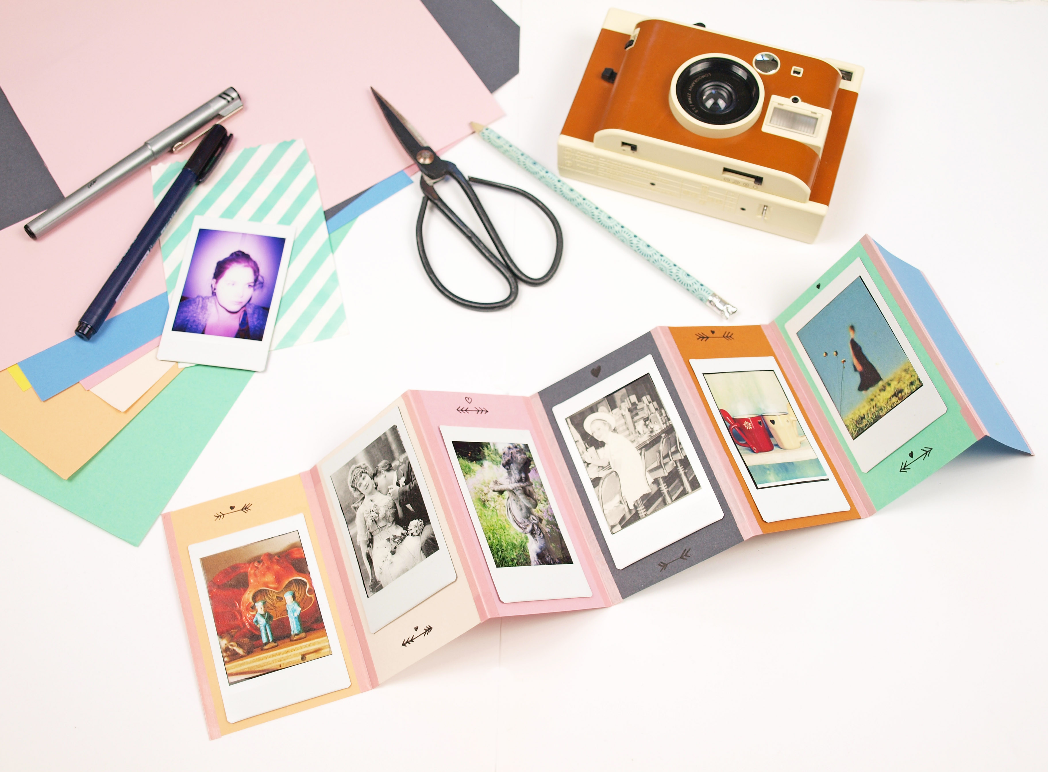 Diy Geschenk Mann
 Geschenkidee DIY Foto Leporello und Lomo Instant Kamera