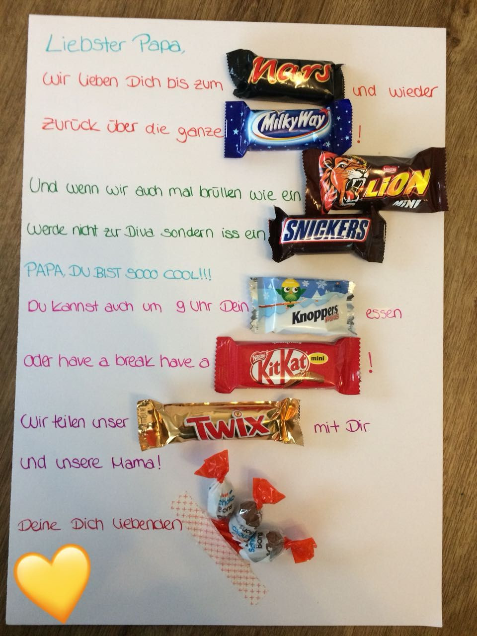 Diy Geschenk Papa
 Geschenkidee für Papa Kiga Ideen Pinterest