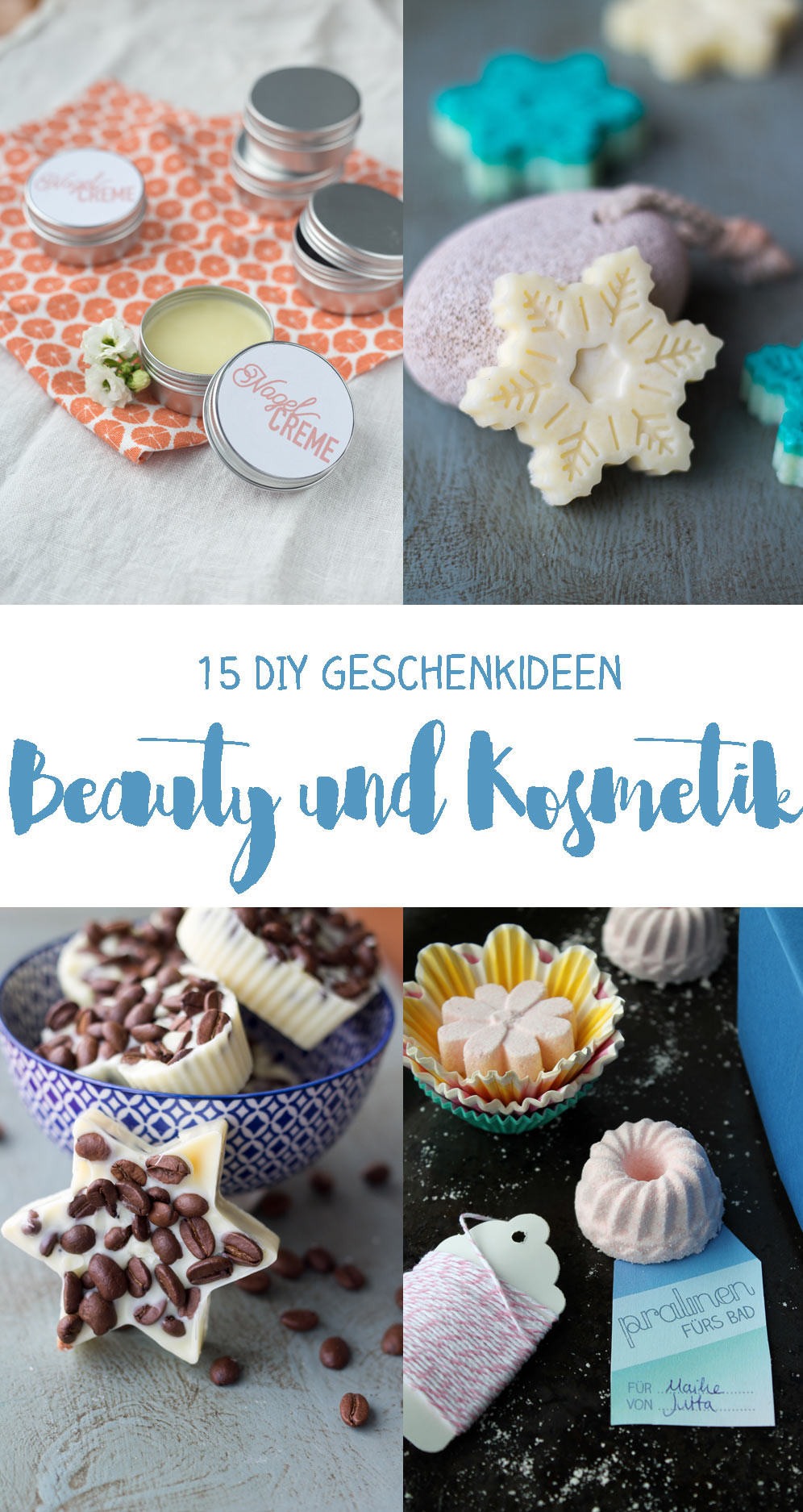 Diy Geschenke
 15 DIY Kosmetik Geschenkideen zum Selbermachen