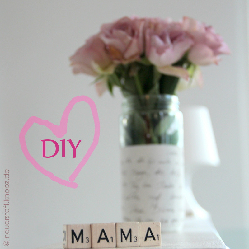 Diy Geschenke Last Minute
 Muttertag ♥♥♥ last minute Geschenk DIY neuer Stoff