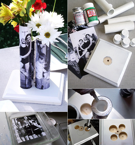 Diy Geschenke Mit Fotos
 DIY Vase als Dekoidee und selbstgemachtes Geschenk fresHouse