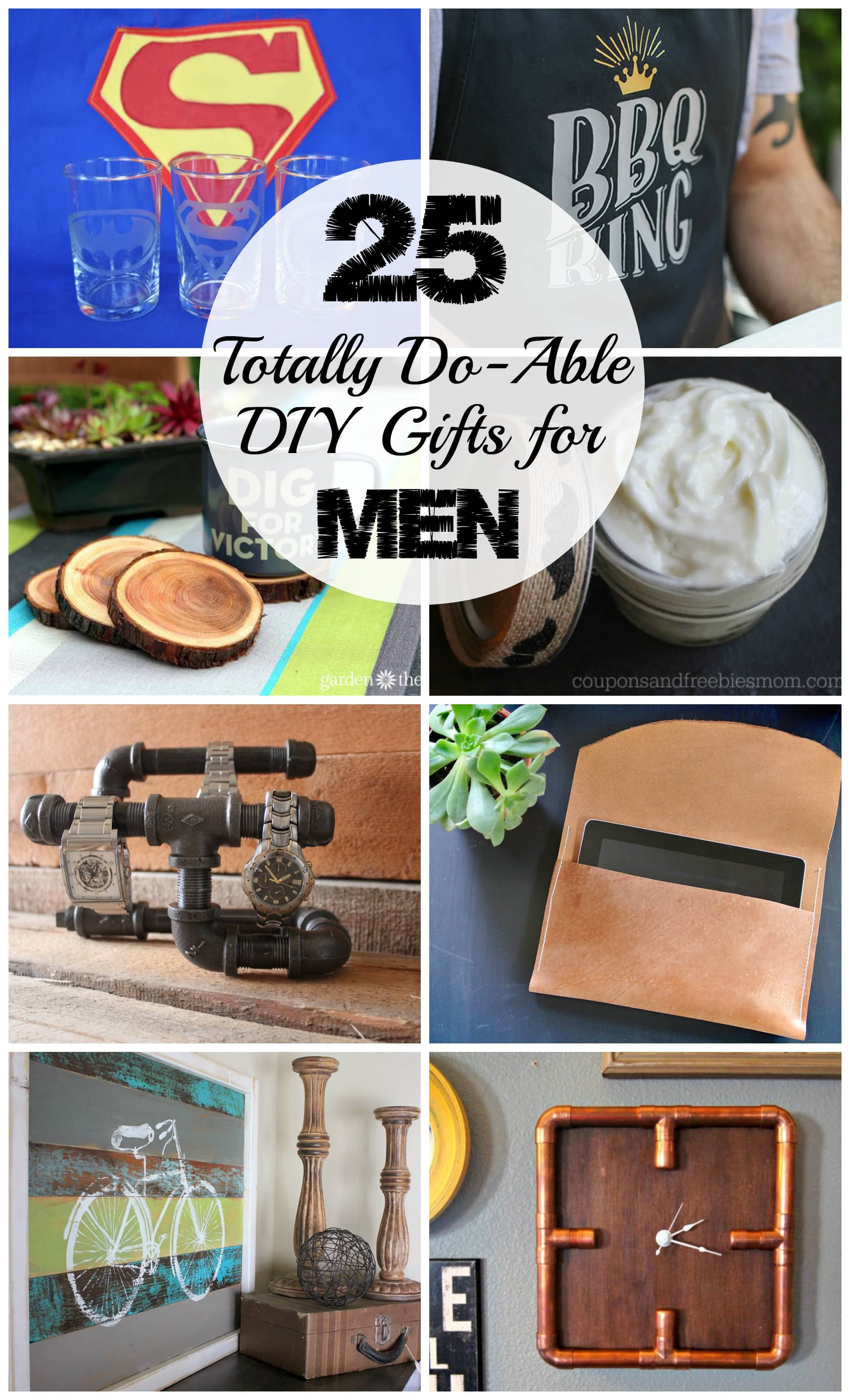 Diy Gift
 25 DIY Gifts for Men Love Create Celebrate
